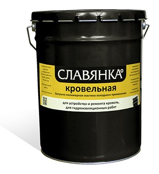 SLAVYANKA tom mastikasi — tomlar uchun bitum-polimer mastika