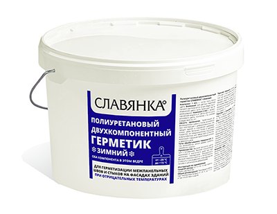 SLAVYANKA two-component polyurethane sealant “Winter” — for joints in frost