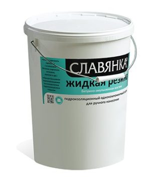 SLAVYANKA bir komponentli suyuq rezina — bitum-lateks mastika