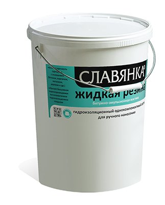 SLAVYANKA bir komponentli suyuq rezina — bitum-lateks mastika