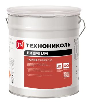Грунтовка для минеральных оснований TAIKOR Primer 210 — обеспыливание и упрочнение