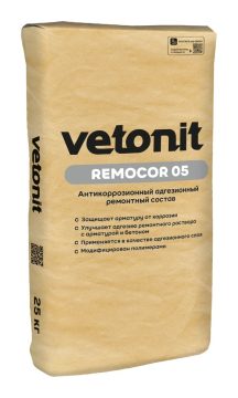 Vetonit remokor 05 — armaturani korroziyadan himoyalash va adgezion qatlam