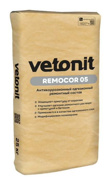 Vetonit remokor 05 — rebar corrosion protection and bonding coat