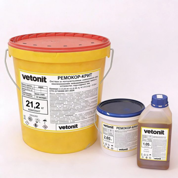 Vetonit Remokor-Krit — polyurethane polymer concrete for expansion joints