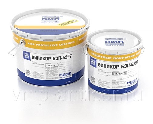 VINIKOR BEP-5297 — epoxy enamel for containers with drinking water and food products