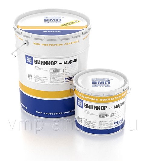 VINIKOR-marin enamel — thixotropic epoxy enamel for ships and hydraulic structures