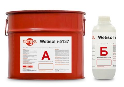 WETISOL I-5137 — bosimli suvga qarshi tez koʻpiklanuvchi smola